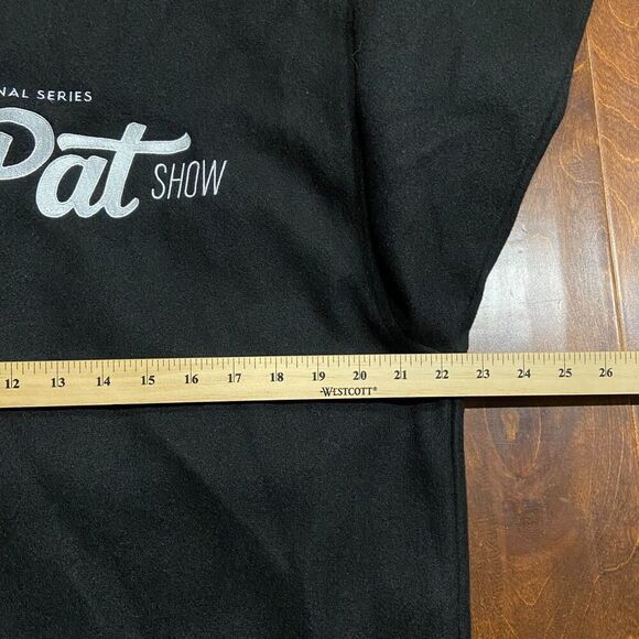 BET The Ms. Pat Show Varsity Black White Embroidered Jacket Men's Size Small - Picture 6 of 7